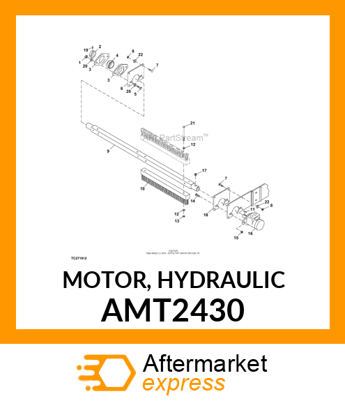 MOTOR, HYDRAULIC AMT2430