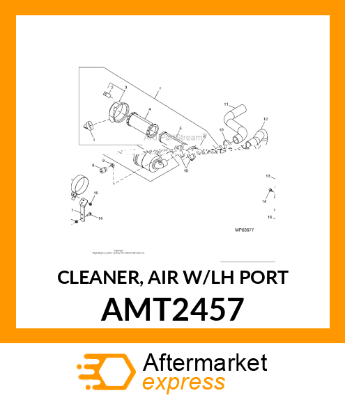 CLEANER, AIR W/LH PORT AMT2457