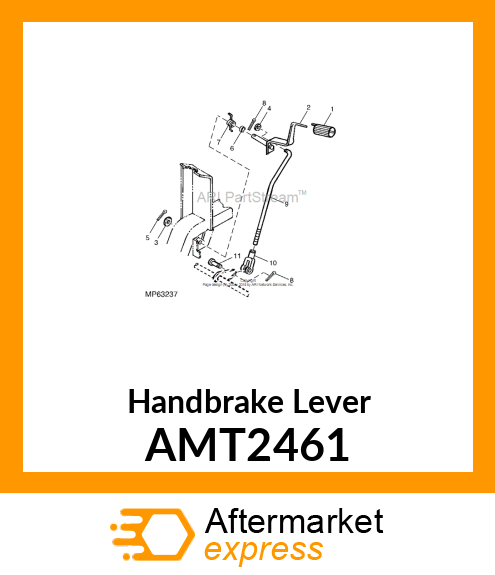 Handbrake Lever AMT2461