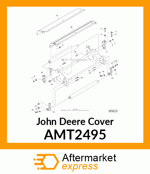 COVER, REEL W/LABEL AMT2495