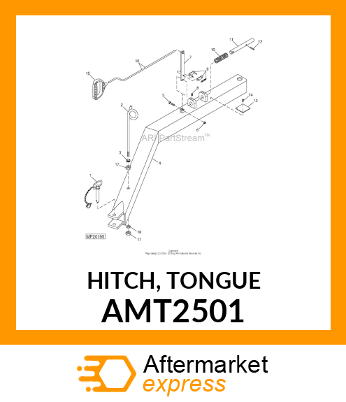 HITCH, TONGUE AMT2501