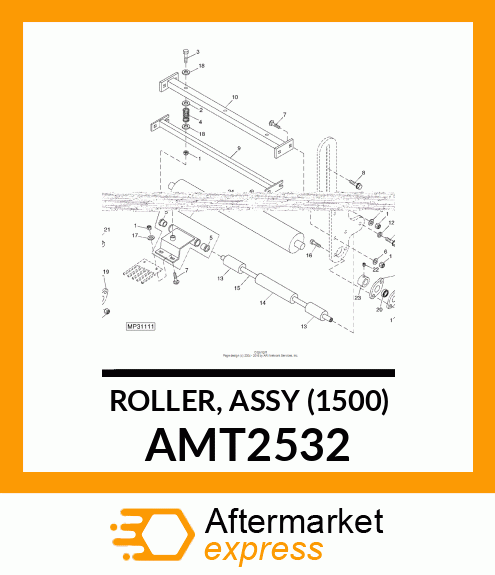 ROLLER, ASSY (1500) AMT2532