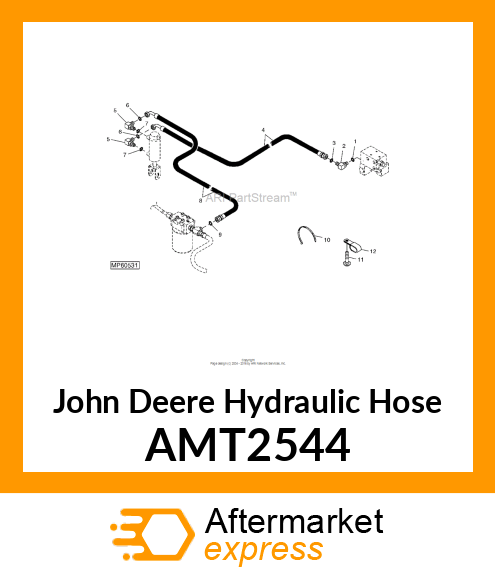 HOSE,HYDRAULIC AMT2544