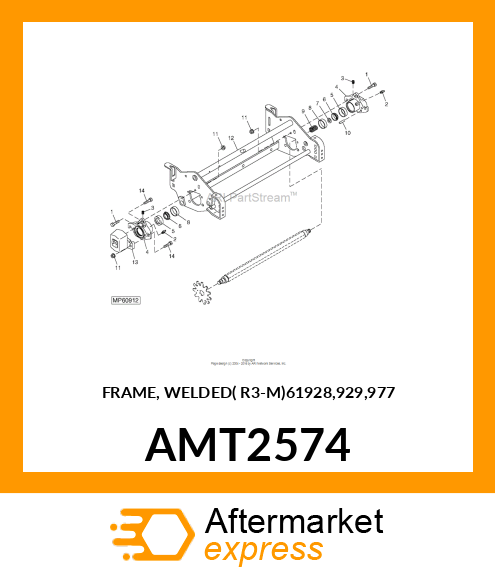 FRAME, WELDED R3 AMT2574