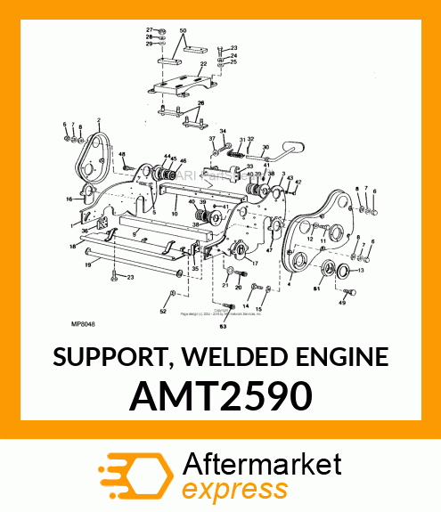 SUPPORT, WELDED ENGINE AMT2590