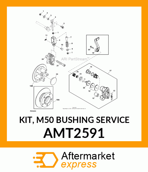 KIT, M50 BUSHING SERVICE AMT2591