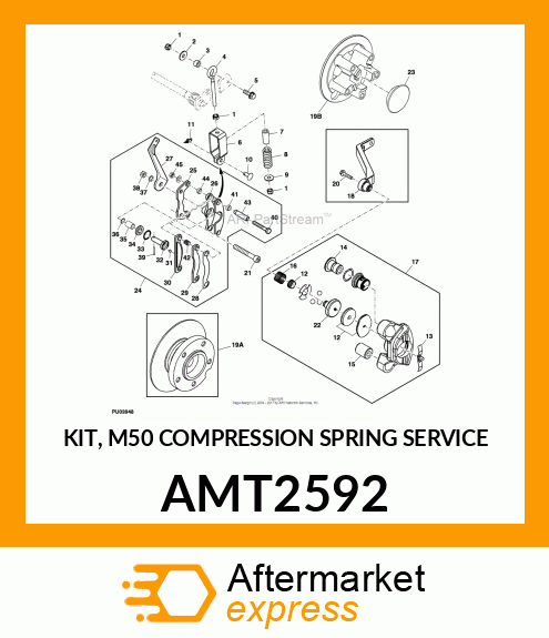 KIT, M50 COMPRESSION SPRING SERVICE AMT2592