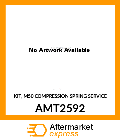 KIT, M50 COMPRESSION SPRING SERVICE AMT2592
