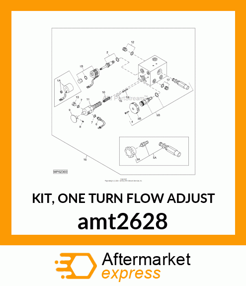 KIT, ONE TURN FLOW ADJUST amt2628