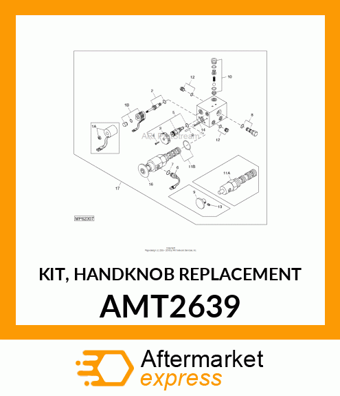 KIT, HANDKNOB REPLACEMENT AMT2639