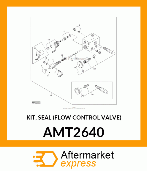 KIT, SEAL (FLOW CONTROL VALVE) AMT2640