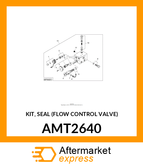 KIT, SEAL (FLOW CONTROL VALVE) AMT2640