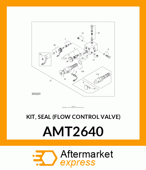 KIT, SEAL (FLOW CONTROL VALVE) AMT2640