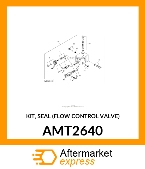 KIT, SEAL (FLOW CONTROL VALVE) AMT2640