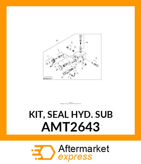 KIT, SEAL HYD. SUB AMT2643