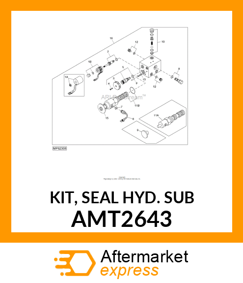 KIT, SEAL HYD. SUB AMT2643