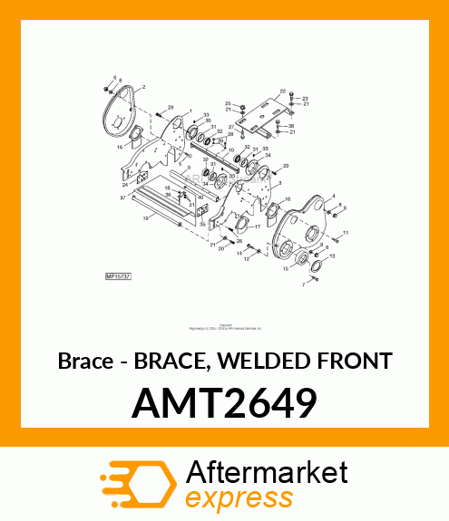 Brace Welded Front AMT2649