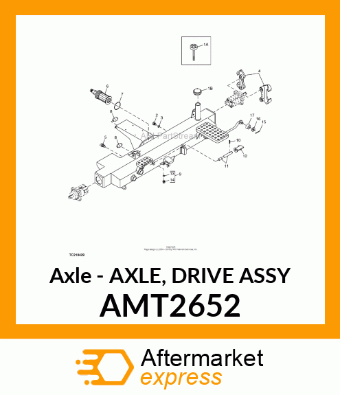 Axle - AXLE, DRIVE ASSY AMT2652