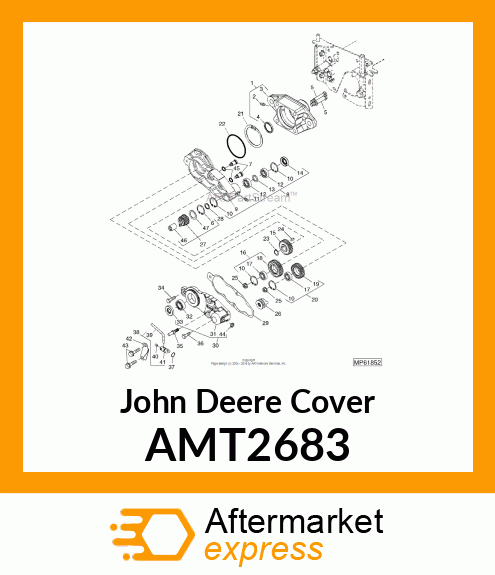 COVER,22H FTC W/BEARING amp; SEAL AMT2683
