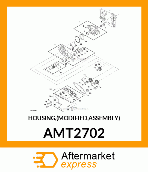 HOUSING,(MODIFIED,ASSEMBLY) AMT2702