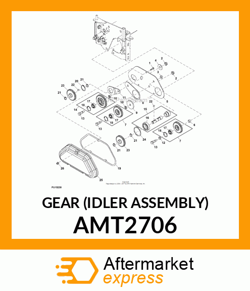 GEAR (IDLER ASSEMBLY) AMT2706