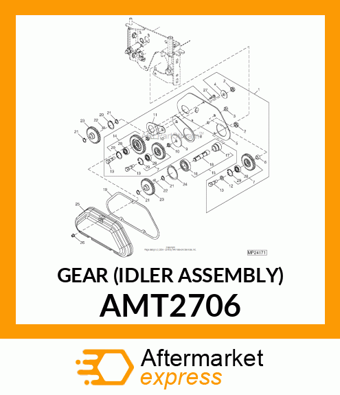 GEAR (IDLER ASSEMBLY) AMT2706