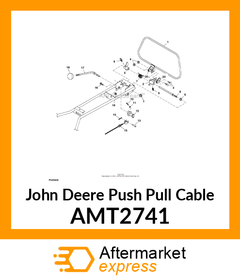 CABLE, CONTROL (CLUTCH) AMT2741