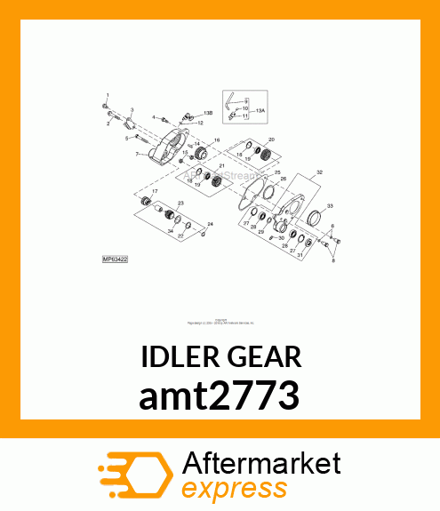 IDLER GEAR amt2773