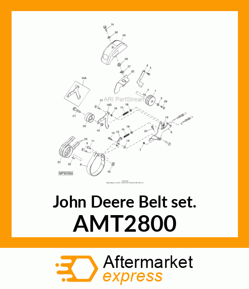 BELT (MATCHED PAIR) AMT2800