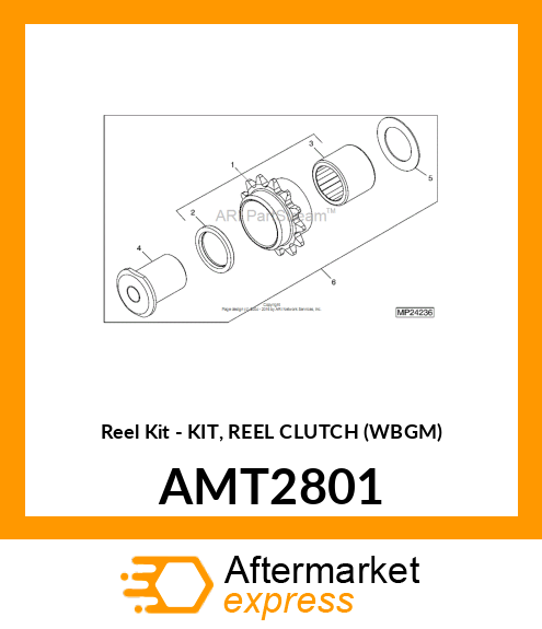 Kit Reel Clutch Wbgm AMT2801