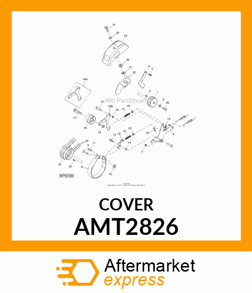 COVER (BELT, WBGM) AMT2826