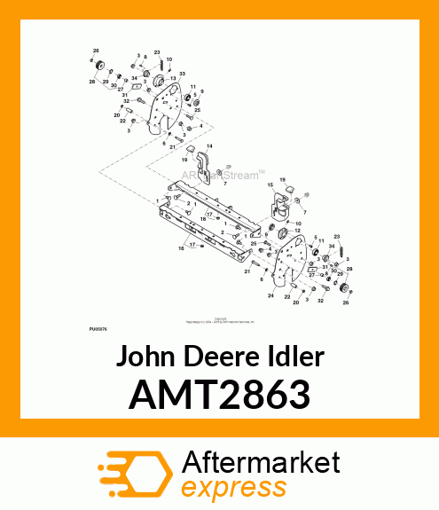 IDLER, CHAIN ASSEMBLY AMT2863