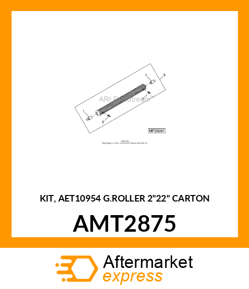 KIT, AET10954 G.ROLLER 2"22" CARTON AMT2875