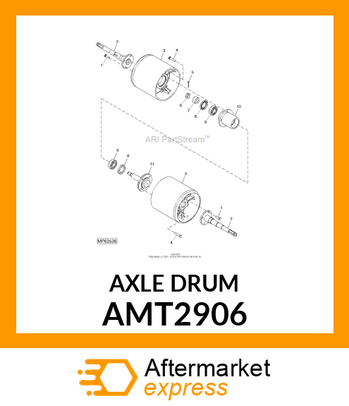 AXLE DRUM AMT2906