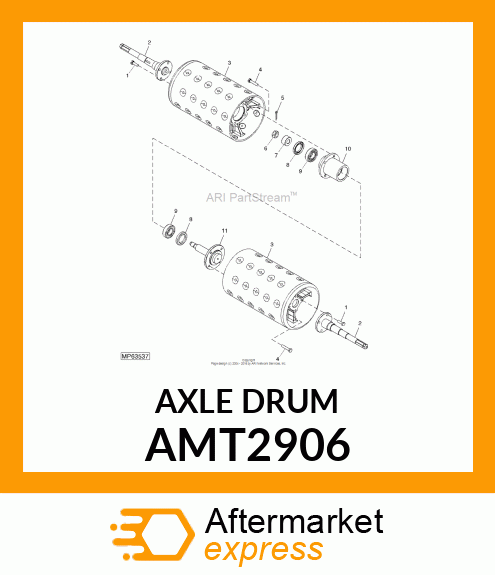 AXLE DRUM AMT2906