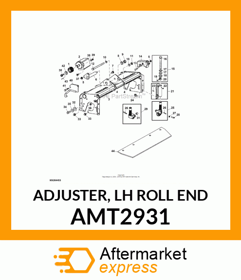 ADJUSTER, LH ROLL END AMT2931