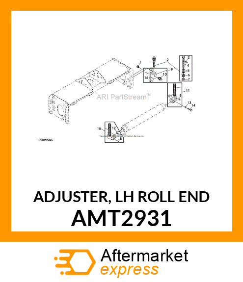 ADJUSTER, LH ROLL END AMT2931