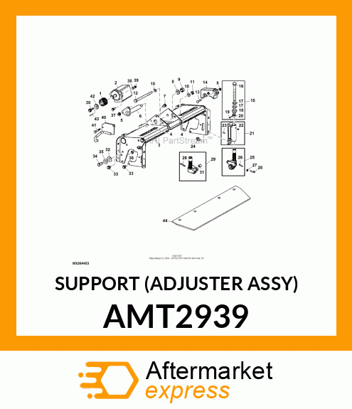 SUPPORT (ADJUSTER ASSY) AMT2939