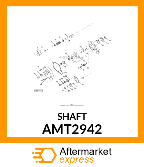 SHAFT, DRIVE W/O BRUSH (GTC) AMT2942