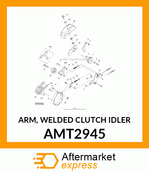 ARM, WELDED CLUTCH IDLER AMT2945