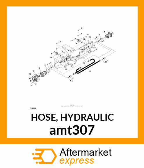 HOSE, HYDRAULIC amt307