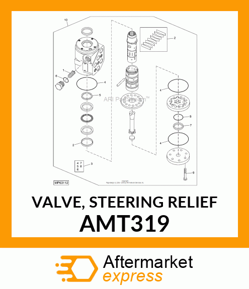 VALVE, STEERING RELIEF AMT319