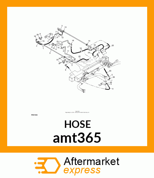 HOSE, HYDRAULIC amt365