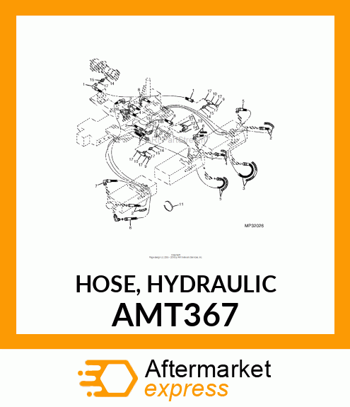 HOSE, HYDRAULIC AMT367