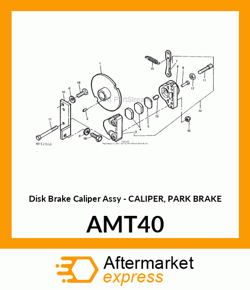 Disk Brake Caliper Assy AMT40