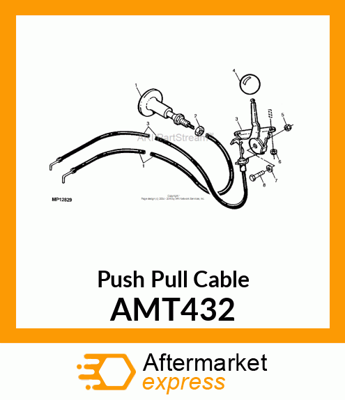 Push Pull Cable AMT432