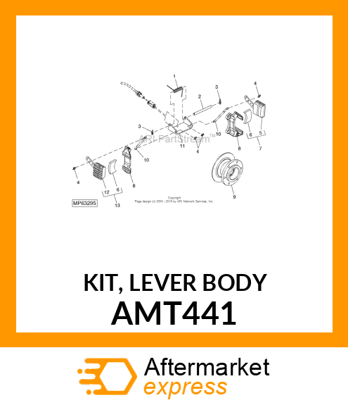 KIT, LEVER BODY AMT441