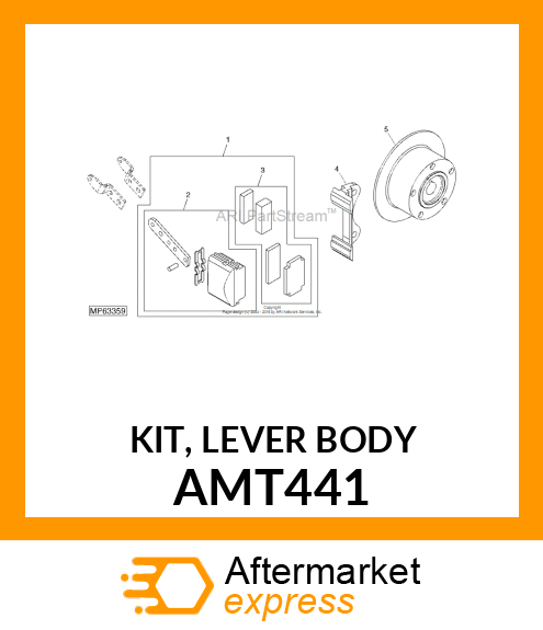 KIT, LEVER BODY AMT441