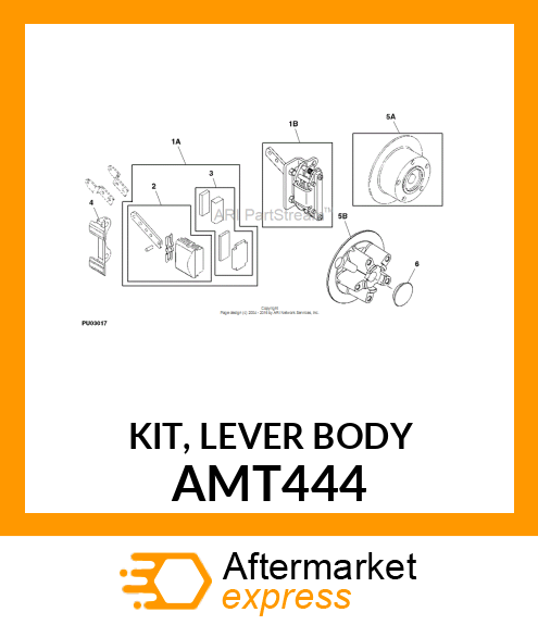 KIT, LEVER BODY AMT444