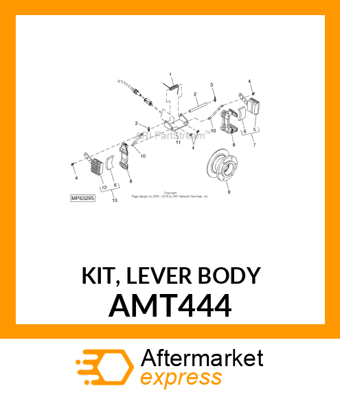 KIT, LEVER BODY AMT444